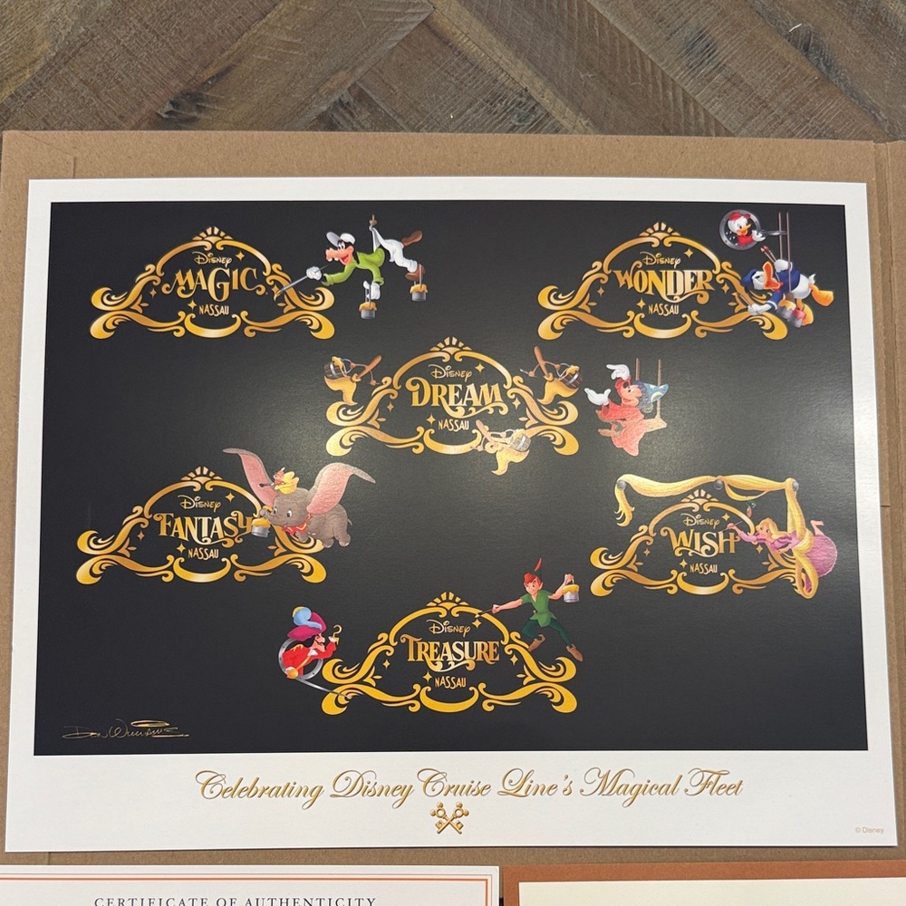 Disney Magical Fleet Celebration Art by Don “Ducky” Williams